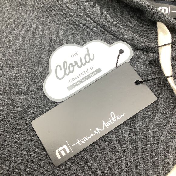 Travis Mathew Mens Long Sleeve Cloud Hoodie Heather Black‎ Size Small NWT - Picture 4 of 8